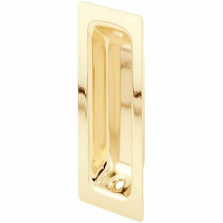 PRIME-LINE 162457 Pocket Door Pull Handle- Brass Plated Steel 130961